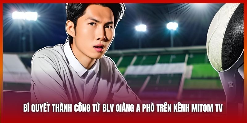 Bí quyết thành công từ BLV Giàng A Phò trên kênh Mitom TV