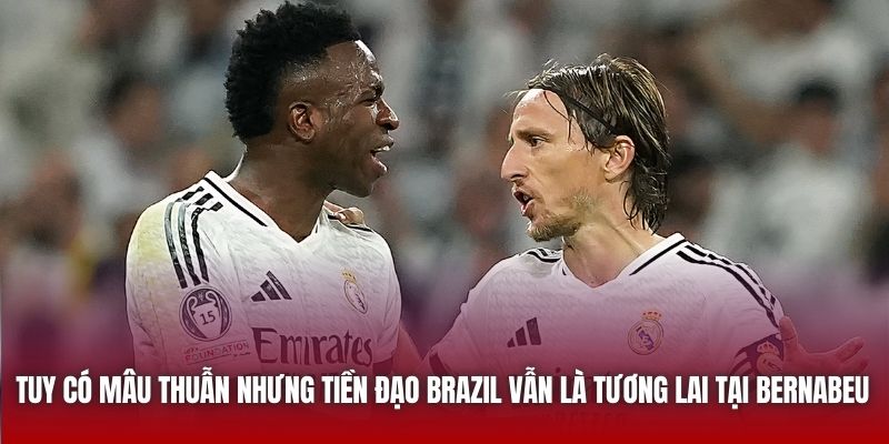 Tuy có mâu thuẫn nhưng tiền đạo Brazil vẫn là tương lai tại Bernabeu